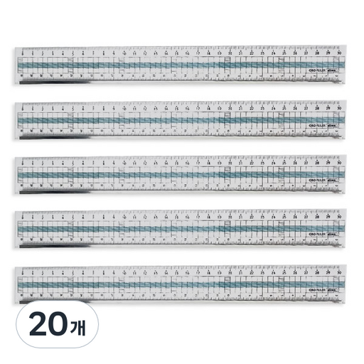 미소로 30cm 컷팅 방안자 214-02026