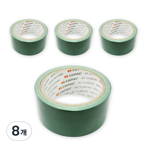 엠파이어 고급형 컬러 면테이프 45mm x 10m 녹색