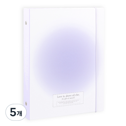 워너디스 블러쉬 A5 6공 포카 바인더 커버