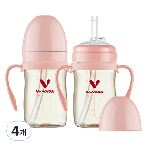메똔느바나다 PPSU 회전 빨대컵 180ml