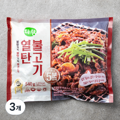 다향 불향가득 열탄 오리 불고기 매콤한맛