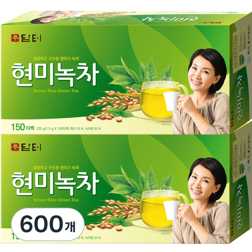담터 현미녹차 티백
