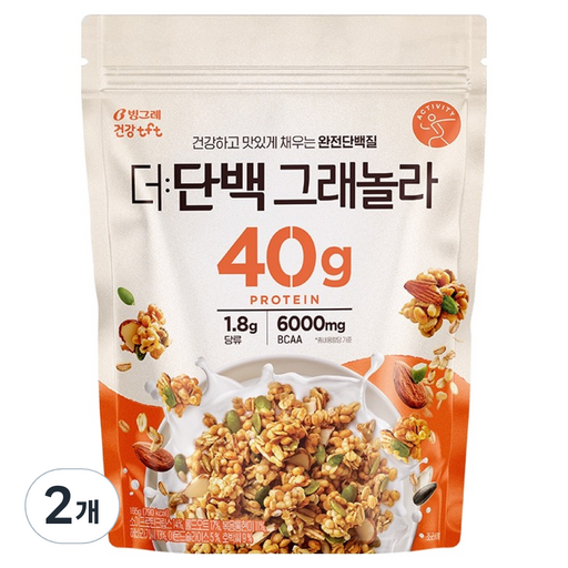 빙그레 건강tft 더단백 그래놀라