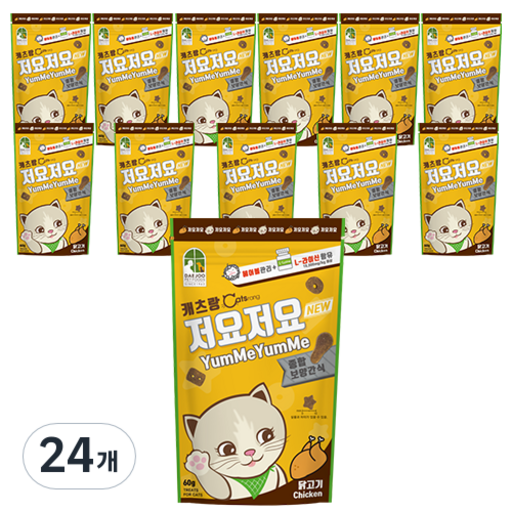캐츠랑 저요저요 고양이 보양간식 닭 60g