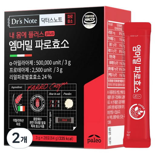 닥터스노트 팔레오 엠머밀 파로 효소 28p