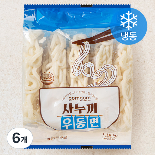 곰곰 사누끼 우동면 (냉동)
