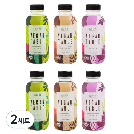 팜79 비건테이블 선식가루 40g x 3종 2세트