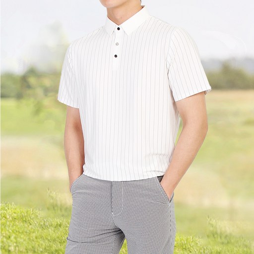 마인플로우 남성용 골프 반팔 카라티 RM2405