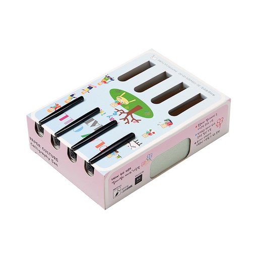 종이문화 플레이캘리 메이트 엽서 200g 100p 라이트그레이