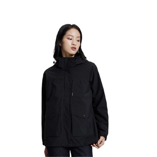 여성용 가슴쪽 지퍼가 달린 바람막이 LK 750