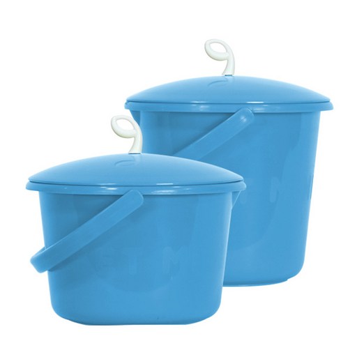 플라팜 리프 미니버켓 세제통 다용도통 4L + 5L 2종 세트