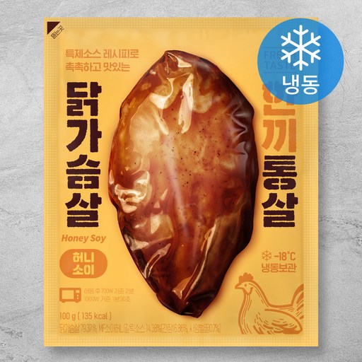 한끼통살 닭가슴살 허니소이 (냉동)