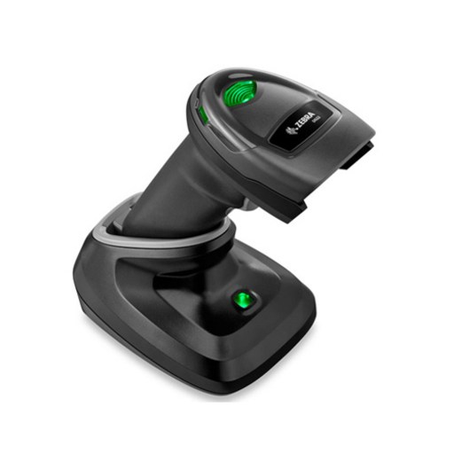 ZEBRA SR 2D 무선 바코드 스캐너 + USB 케이블 + 크래들