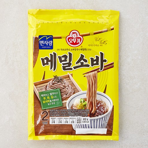 오뚜기 메밀소바 2인분