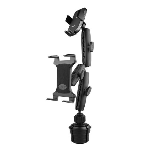 ARKON 무선N오토 FOD 25메탈로버스트 차량용 컵홀더 태블릿 앤 무선충전 핸드폰 거치대 AWCTR66323