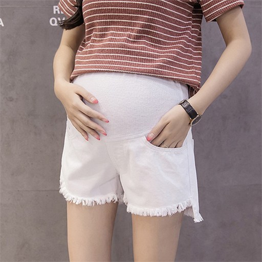 트렌디 데님 임산부 청반바지
