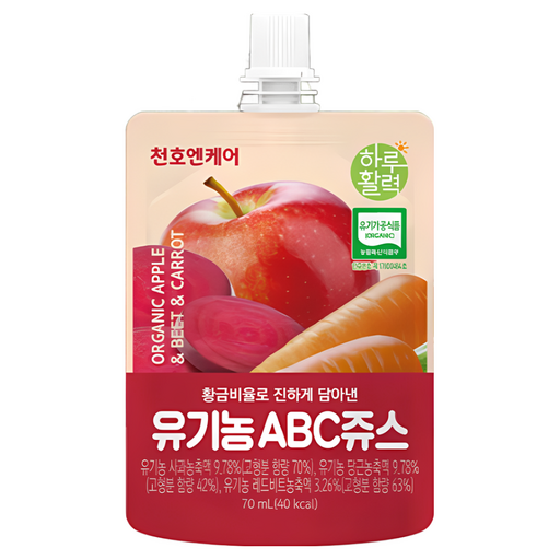 천호엔케어 하루활력 황금비율로 진하게 담아낸 유기농 ABC 주스