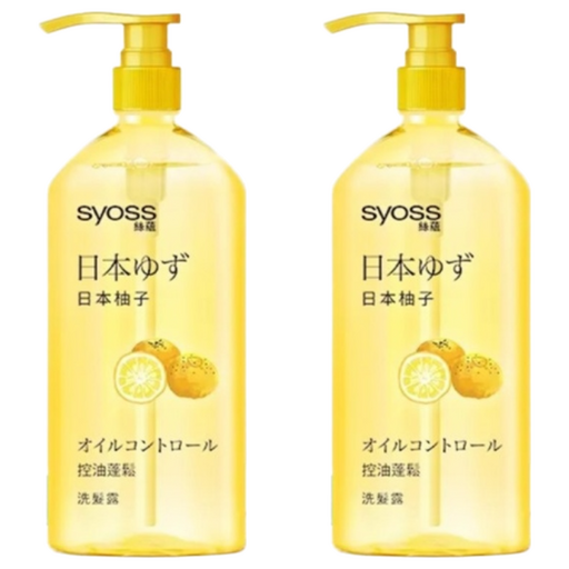 syoss 絲蘊 控油蓬鬆洗髮露 日本柚子 清新果香 髮絲輕盈蓬鬆, 420ml, 2瓶