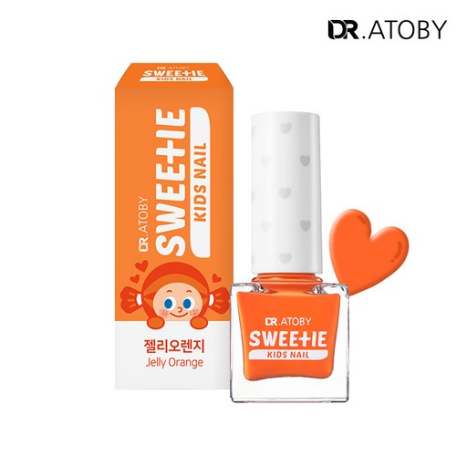 닥터아토비 스위티 키즈네일 젤리오렌지 8ml, 1개