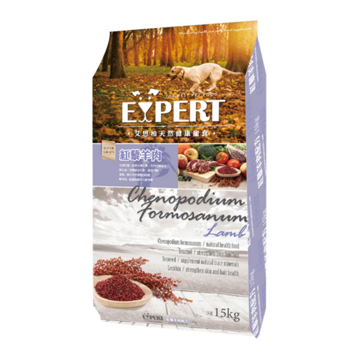 福壽實業 EXPERT 艾思柏 成犬用 天然健康犬食, 紅藜羊肉, 15kg, 1袋