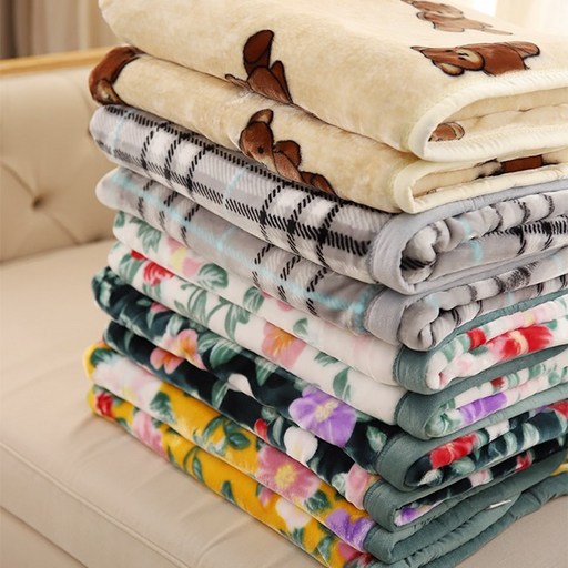 5종 양면 두꺼운 밍크 극세사 블랭킷 담요