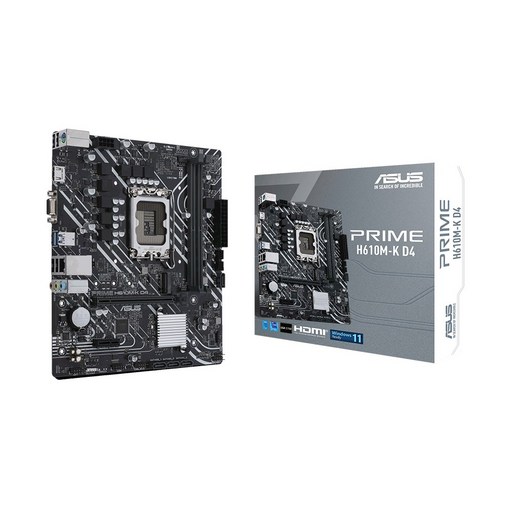 ASUS PRIME H610M-K D4 메인보드 (LGA1700/M-ATX/H610/DDR4)