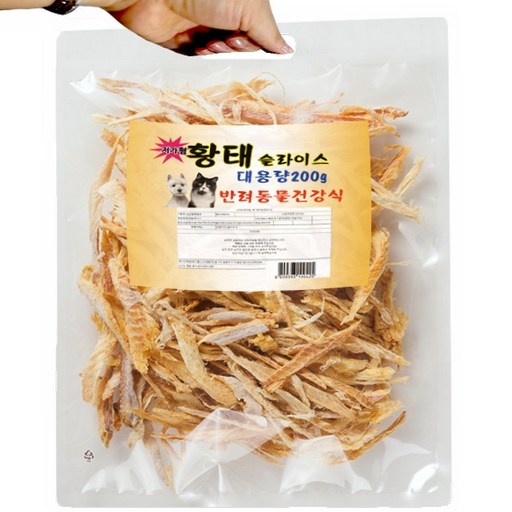 1+1 수제명가 대용량 강아지 황태 200g