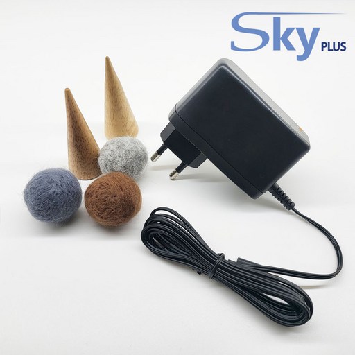 대한민국 SKYPLUS 어댑터 DC 12V1A [벽걸이형] 1000mA 12V 소형기기 KC인증