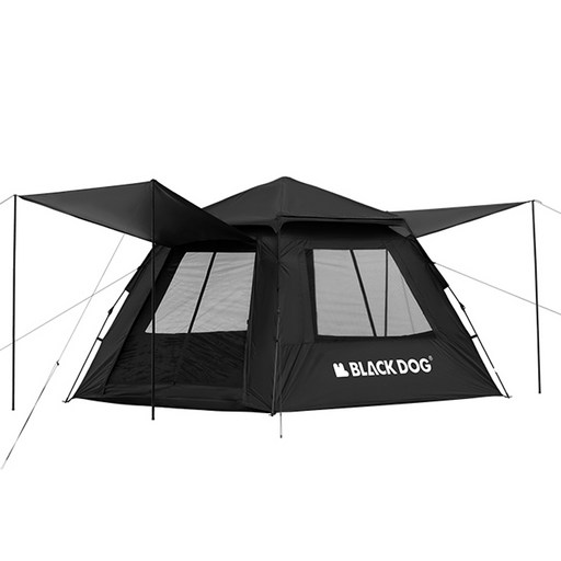 BLACKDOG 원터치 레저 2.4 2도어 2윈도우 텐트 210x210x135