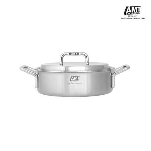 [정품] AMT 316Ti 통5중 샤프 전골 냄비 24cm