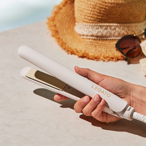 레가토 여행용 휴대용 미니 브러쉬 물결 웨이브 볼륨 물광 고데기, 레가토물광고데기