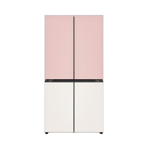 LG전자 M871GPB041 오브제컬렉션 냉장고 1등급 글라스 핑크 베이지