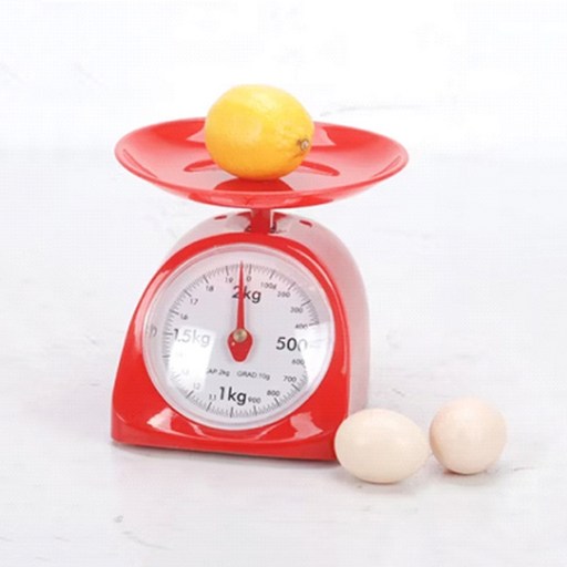 제빵 이유식 다이어트식 조리시 가정용 아날로그 기계식 주방저울 2kg