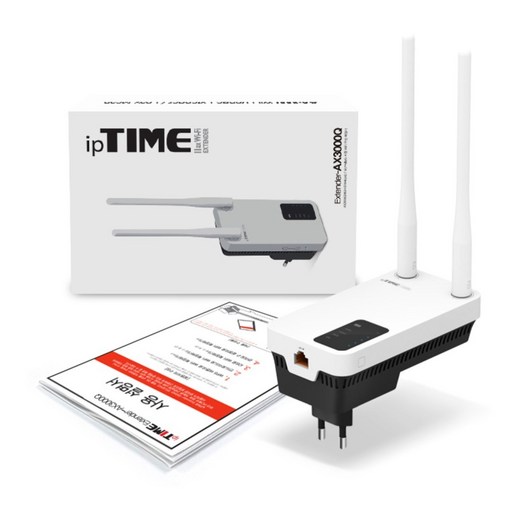 ipTIME 무선AP 공유기, IP TIME ExtenderAX3000Q화이트, 1개