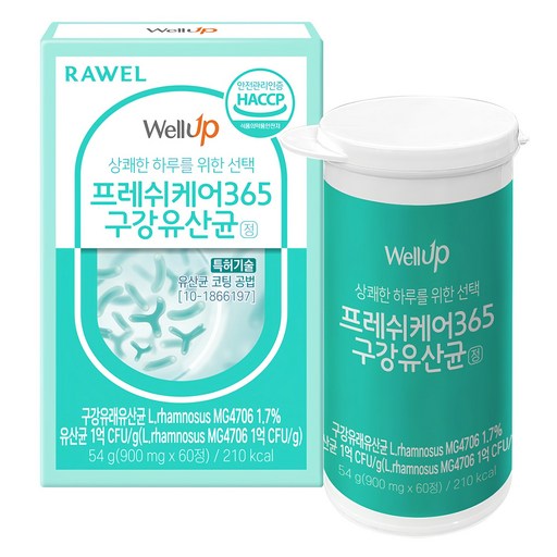로엘 웰업 프레쉬케어365 구강유산균 54g
