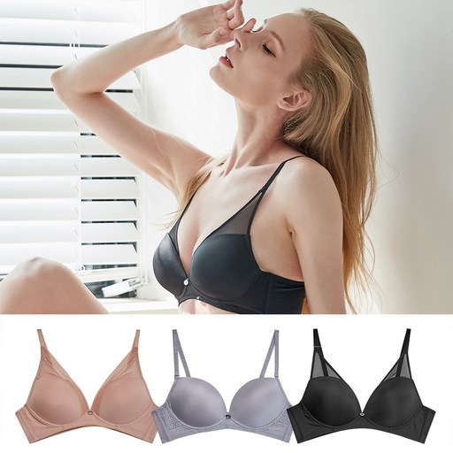 [Wonderbra] 원더브라 에센셜 와이어리스 브라3종 WBWBR0O394245