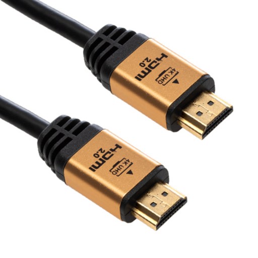 Maxiline 장거리 HDMI 2.0Ver 4K UHD 고화질 골드메탈 실드 케이블