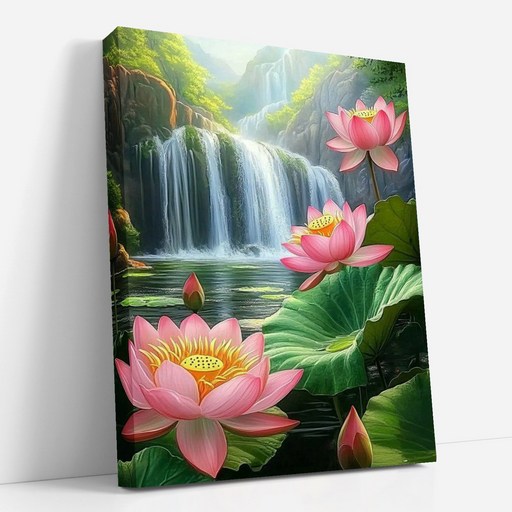 뉴타임즈 3D 보석십자수 벽화 50X40cm DIY 키트 캔버스형 액자 홈 인테리어 특별한 선물 모자이크 십자수 모자이크 보석