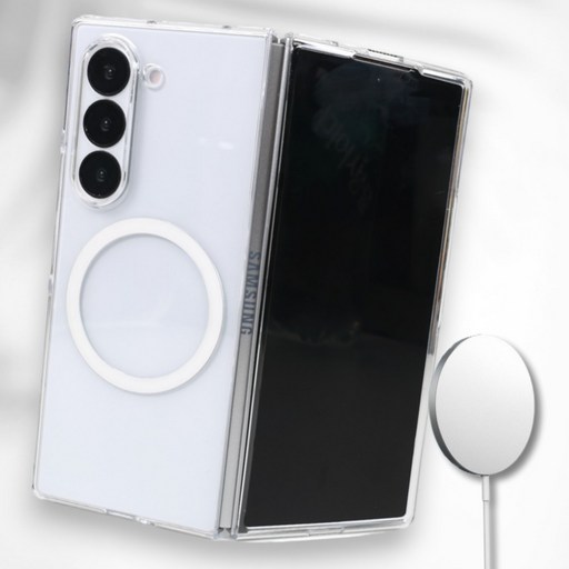 폴드 강력 맥세이프 케이스 제트폴드, 1개, 폴드7 투명