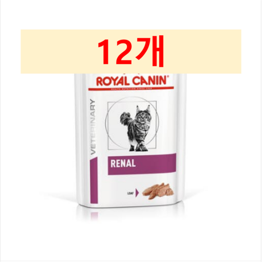 로얄캐닌 캣 얼리 레날 파우치 85g 12개