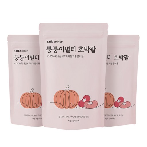 퉁퉁이별티 호박팥차