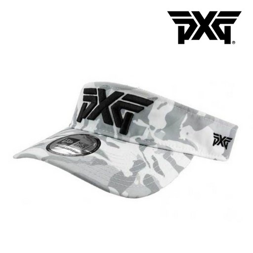 [정품] PXG 남성 바이저 골프 모자 썬캡 카모 스포츠