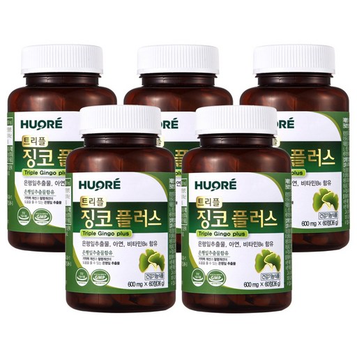 징코 징코플러스 은행잎추출물 혈액순환 기억력 혈액순환개선 은행잎 트리플징코플러스