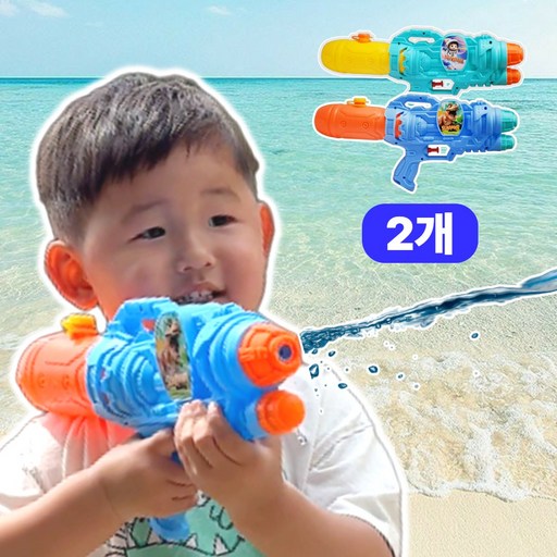 로벨스 KC인증 어린이 유아 물총 워터건 캐릭터 물놀이 장난감