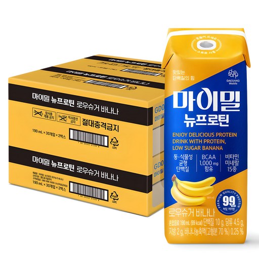 마이밀 뉴프로틴 로우슈거 바나나 드링크믹스RTD