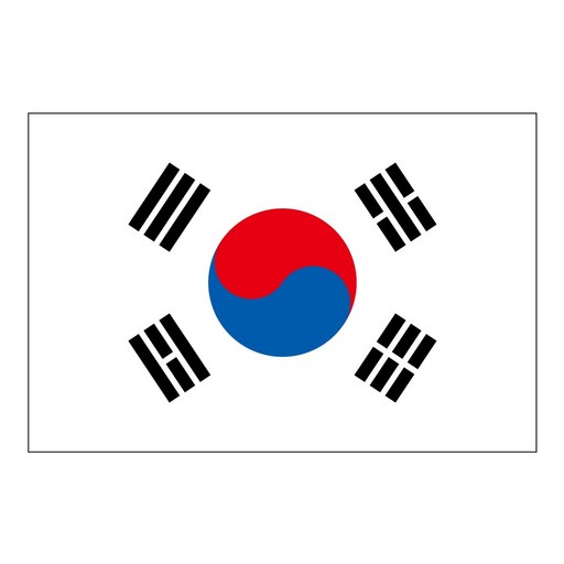 캐리어스티커 태극기 만국기 노트북 방수 PVC 90x60mm 10장 1세트