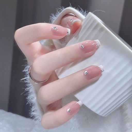 뷰티 네일팁 셀프 네일 아트 웨딩 붙이는 네일팁 인조손톱 18종 24Px2 48p 1st
