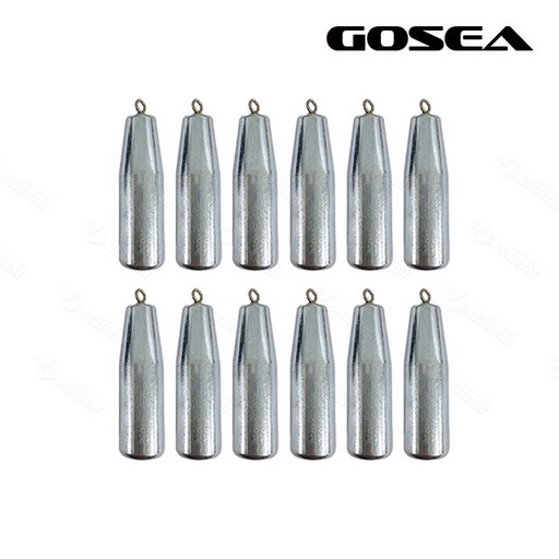 GOSEA 친환경 고리봉돌 회전 고리 추 강철추 낚시 봉돌