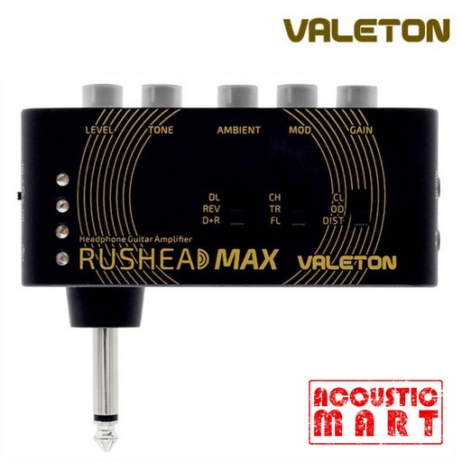 베일톤 Valeton Rushed Max RH-100 일렉기타 이어폰 헤드폰 미니앰프