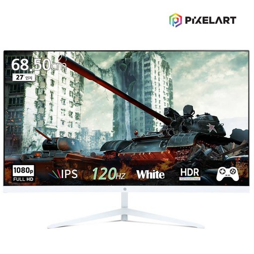 상품권 증정 픽셀아트 PIXELART PA2740W 화이트 120Hz FHD IPS 27형 모니터 일반